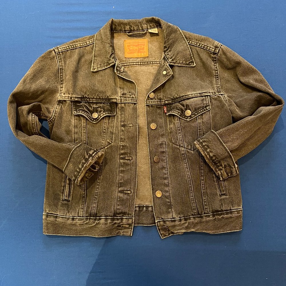 Washed black Levis Denim Jacket